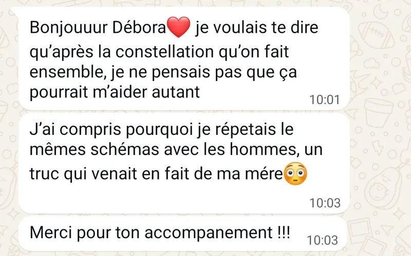 Feedback patiente Débora Solys 3