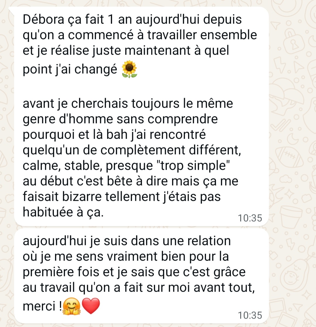 Feedback paziente Débora Solys 6